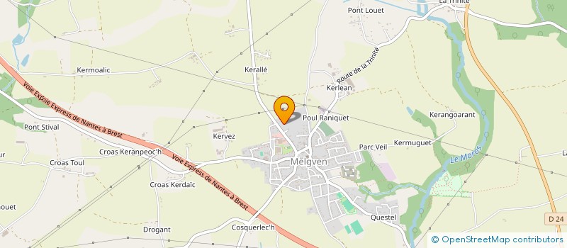 localisation de l'entreprise MONSIEUR JEAN-DENIS COUZIGOU  CONCARNEAU