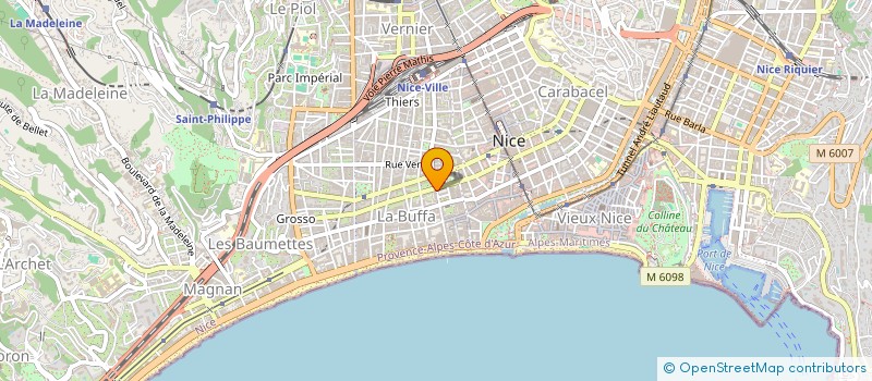 localisation de l'entreprise MONSIEUR JEAN-DENIS FLORI  NICE