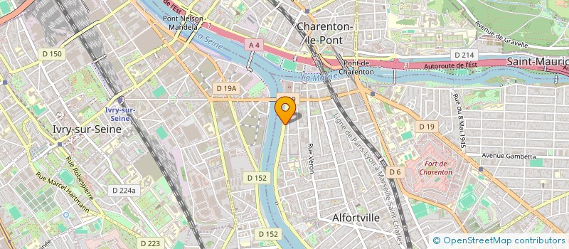 localisation de l'entreprise MONSIEUR JEAN-DENIS GARRIGOU  ALFORTVILLE