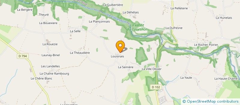 localisation de l'entreprise MONSIEUR JEAN-DENIS GAUTHIER  SENS-DE-BRETAGNE