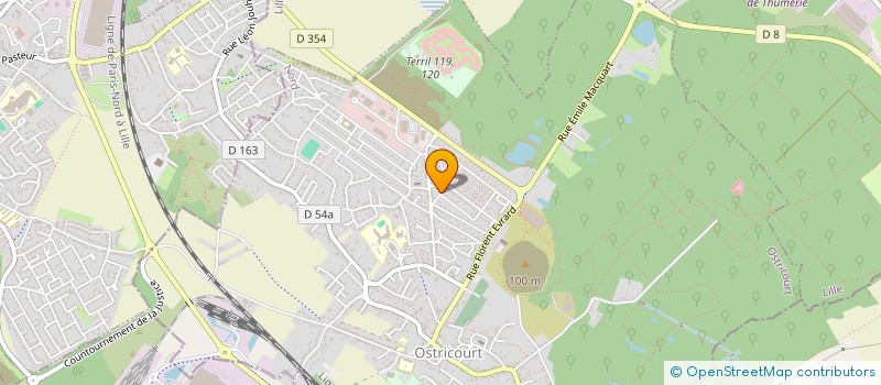 localisation de l'entreprise MONSIEUR JEAN DENIS INUNGU EMPI  OSTRICOURT