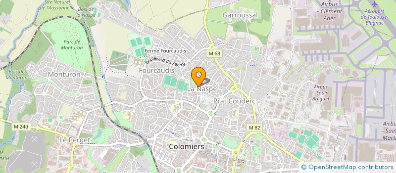 localisation de l'entreprise MONSIEUR JEAN-DENIS LACHERADE à COLOMIERS