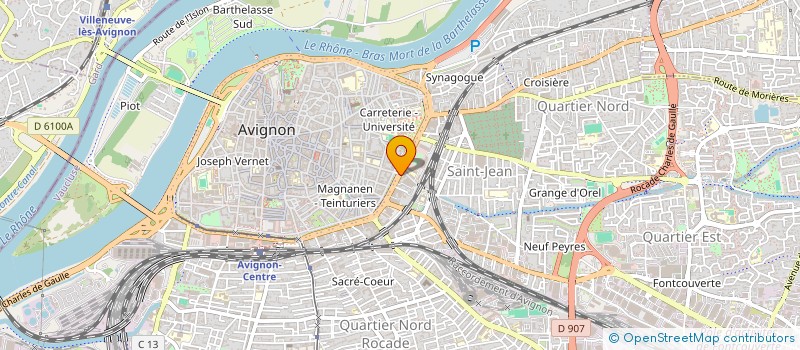 localisation de l'entreprise MONSIEUR JEAN DENIS LEBRETON à AVIGNON