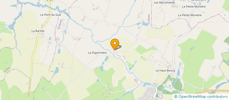 localisation de l'entreprise MONSIEUR JEAN-DENIS PARTHENAY  CIRIERES