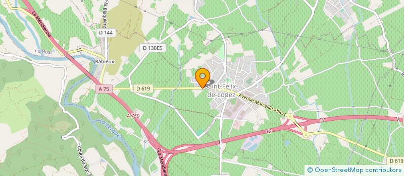 localisation de l'entreprise MONSIEUR JEAN-DENIS PASQUIER  SAINT-FELIX-DE-LODEZ