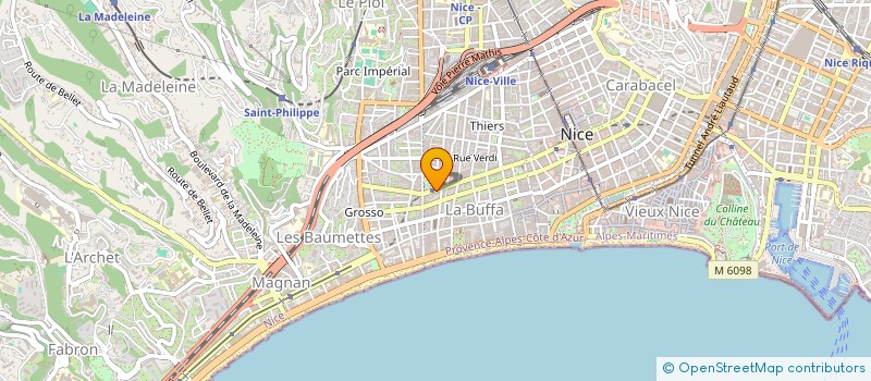 localisation de l'entreprise MONSIEUR JEAN DENIS RIDET à NICE