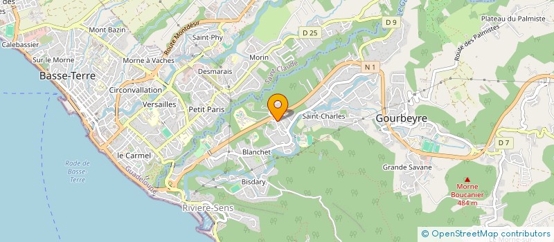 localisation de l'entreprise MONSIEUR JEAN DENIS SEVERIEN  GOURBEYRE