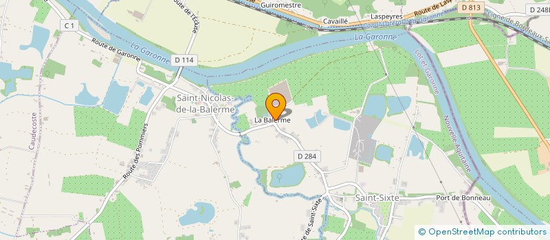 localisation de l'entreprise MONSIEUR JEAN DENIS TRIDON  SAINT-SIXTE