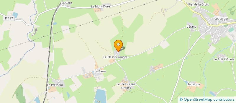 localisation de l'entreprise MONSIEUR JEAN DENOUE à GOURGE