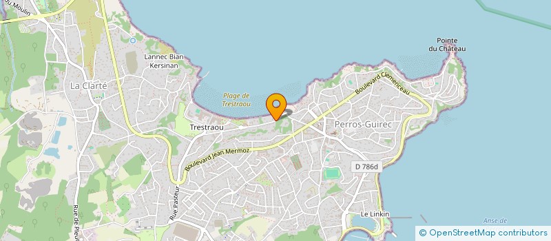 localisation de l'entreprise MONSIEUR JEAN DENOYERS  PERROS-GUIREC