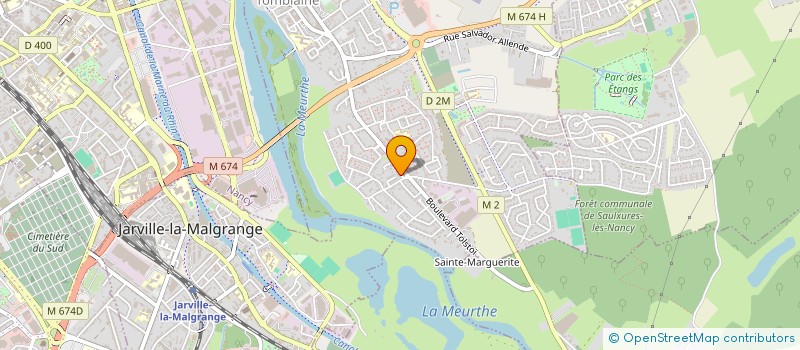 localisation de l'entreprise MONSIEUR JEAN DENYS à ART-SUR-MEURTHE
