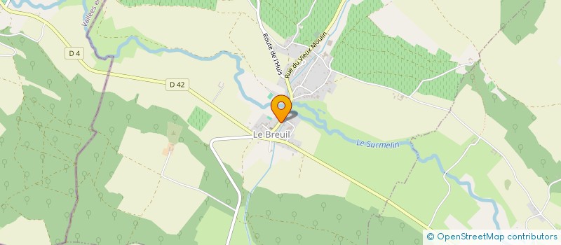 localisation de l'entreprise MONSIEUR JEAN DEPIT à LE BREUIL