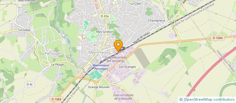 localisation de l'entreprise MONSIEUR JEAN DEPLATIERE à MEXIMIEUX