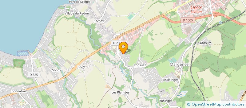 localisation de l'entreprise MONSIEUR JEAN DEPRAZ  MARGENCEL