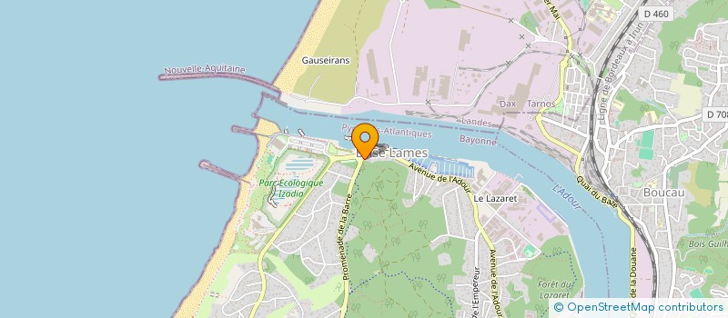 localisation de l'entreprise MONSIEUR JEAN DEQUEKER  ANGLET