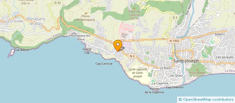localisation de l'entreprise MONSIEUR JEAN DEQUELSON à SAINT-JOSEPH