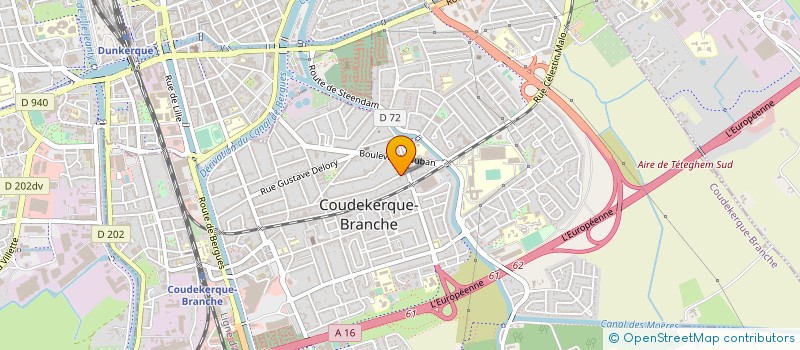 localisation de l'entreprise MONSIEUR JEAN DEQUIDT à DUNKERQUE