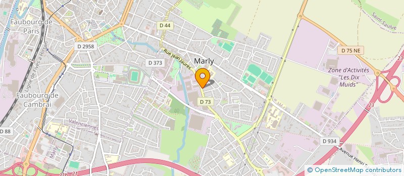 localisation de l'entreprise MONSIEUR JEAN DERANVILLE  MARLY