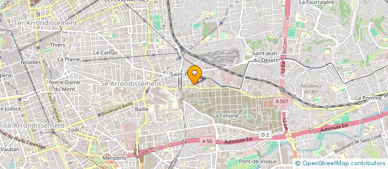 localisation de l'entreprise MONSIEUR JEAN DERENNES à MARSEILLE