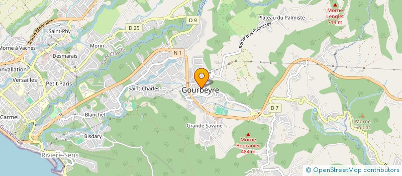 localisation de l'entreprise MONSIEUR JEAN DEROCHE à GOURBEYRE