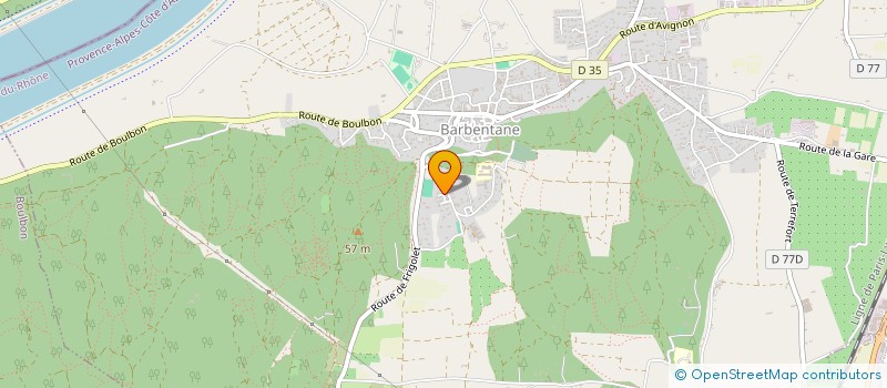 localisation de l'entreprise MONSIEUR JEAN DEROODE  BARBENTANE