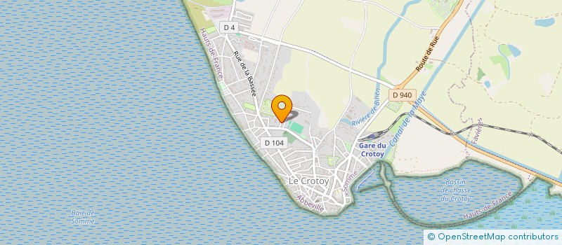 localisation de l'entreprise MONSIEUR JEAN DEROSIERE à LE CROTOY