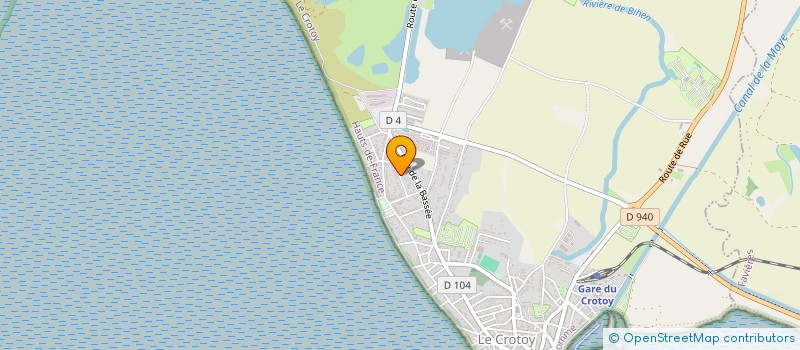 localisation de l'entreprise MONSIEUR JEAN DEROSIERE à LE CROTOY