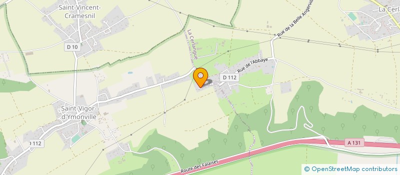 localisation de l'entreprise MONSIEUR JEAN DERREY  SAINT VIGOR D'YMONVILLE