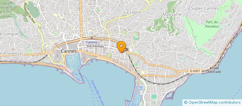 localisation de l'entreprise MONSIEUR JEAN DERUAS à CANNES