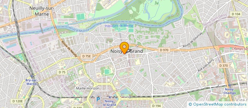localisation de l'entreprise MONSIEUR JEAN DERVAUX à NOISY-LE-GRAND