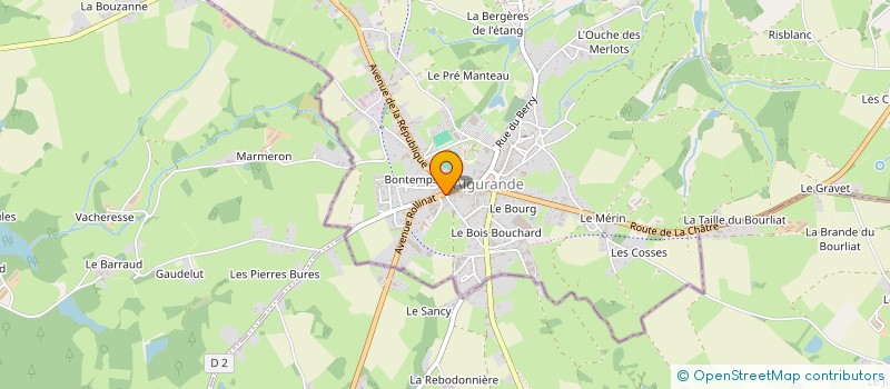 localisation de l'entreprise MONSIEUR JEAN DESABRES à AIGURANDE