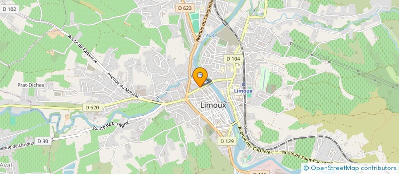 localisation de l'entreprise MONSIEUR JEAN DESARNAUD  LIMOUX