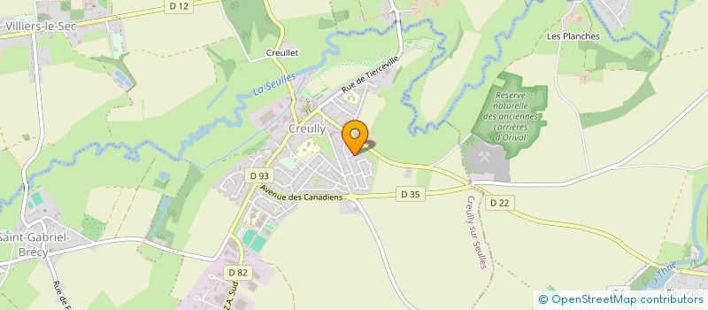 localisation de l'entreprise MONSIEUR JEAN DESBOULLETZ  CREULLY SUR SEULLES