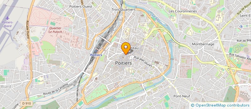 localisation de l'entreprise MONSIEUR JEAN DESCHAMPS à POITIERS