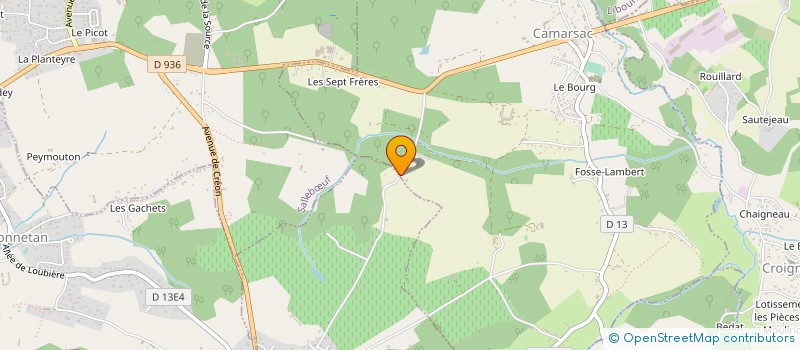 localisation de l'entreprise MONSIEUR JEAN DESCHAMPS à CAMARSAC
