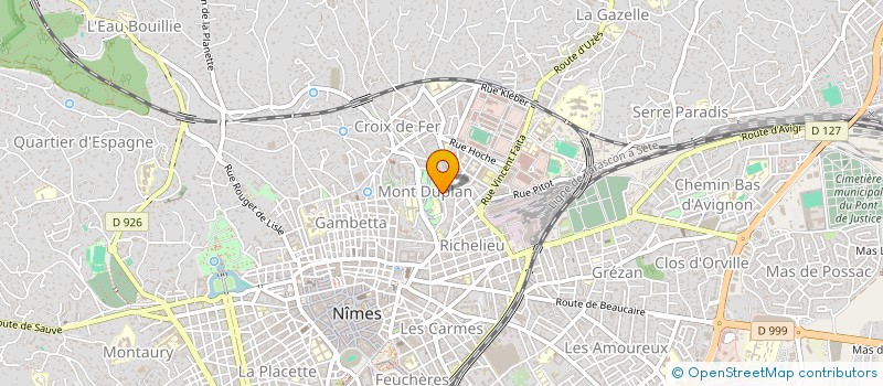 localisation de l'entreprise MONSIEUR JEAN DESCLOUX  NIMES