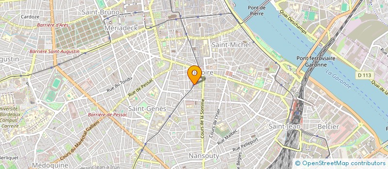 localisation de l'entreprise MONSIEUR JEAN DESCOUENS  BORDEAUX