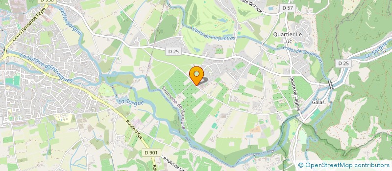 localisation de l'entreprise MONSIEUR JEAN DESFONDS  SAUMANE-DE-VAUCLUSE