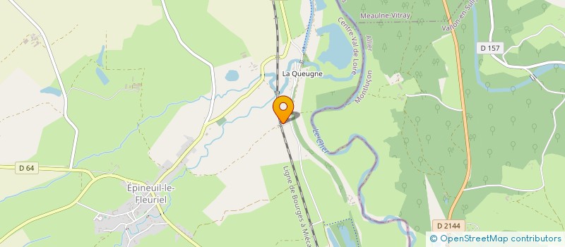 localisation de l'entreprise MONSIEUR JEAN DESFOUGERES  LA CELETTE