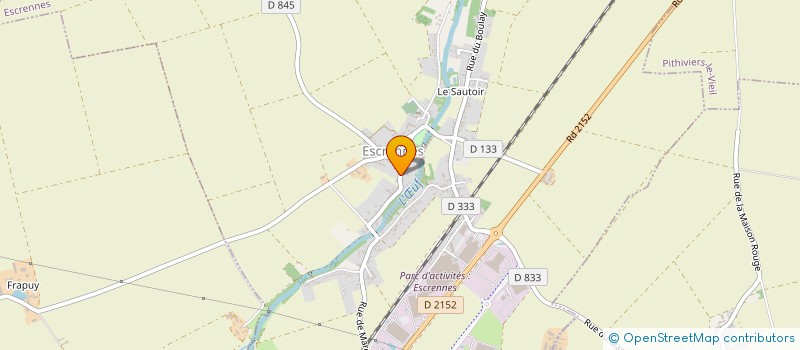 localisation de l'entreprise MONSIEUR JEAN DESGROLARD à ESCRENNES
