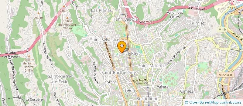 localisation de l'entreprise MONSIEUR JEAN DESIDERI  NICE