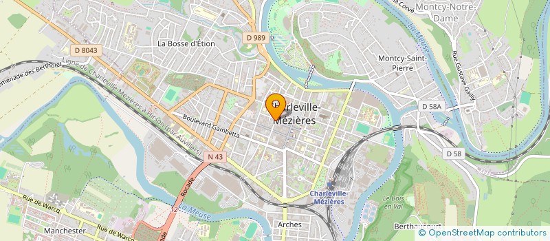 localisation de l'entreprise MONSIEUR JEAN DESIR à CHARLEVILLE-MEZIERES