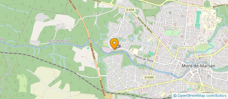 localisation de l'entreprise MONSIEUR JEAN DESJENTILS  MONT-DE-MARSAN