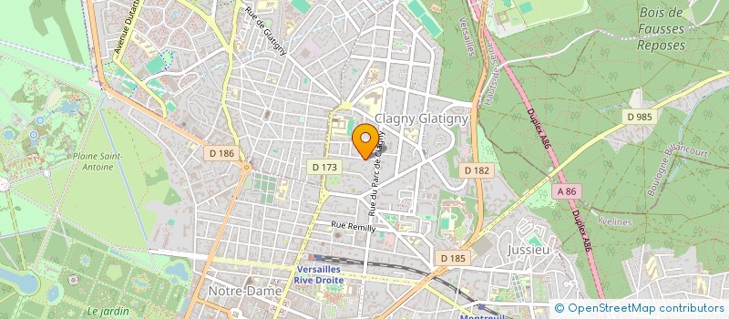 localisation de l'entreprise MONSIEUR JEAN DESJOBERT à VERSAILLES