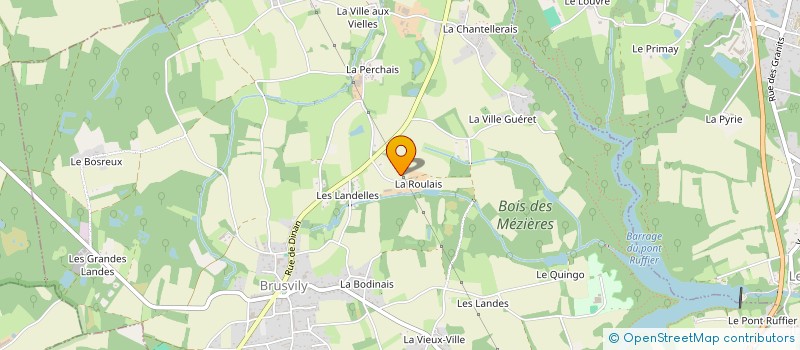 localisation de l'entreprise MONSIEUR JEAN DESMARES à BRUSVILY