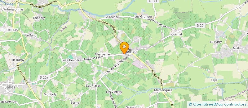 localisation de l'entreprise MONSIEUR JEAN DESMOLLES  BLACE