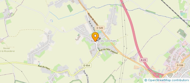 localisation de l'entreprise MONSIEUR JEAN DESMONS à AUCHY-LEZ-ORCHIES