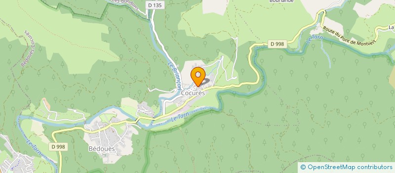 localisation de l'entreprise MONSIEUR JEAN DESNOGUES  BEDOUES-COCURES