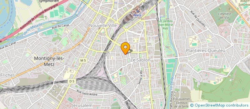 localisation de l'entreprise MONSIEUR JEAN DESNOS  METZ