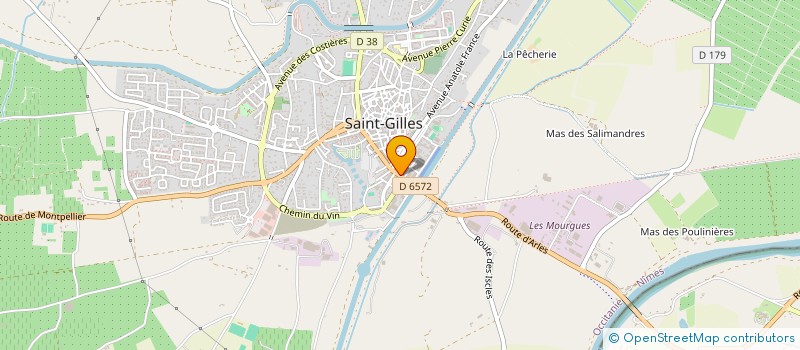localisation de l'entreprise MONSIEUR JEAN DESPLAN  SAINT-GILLES